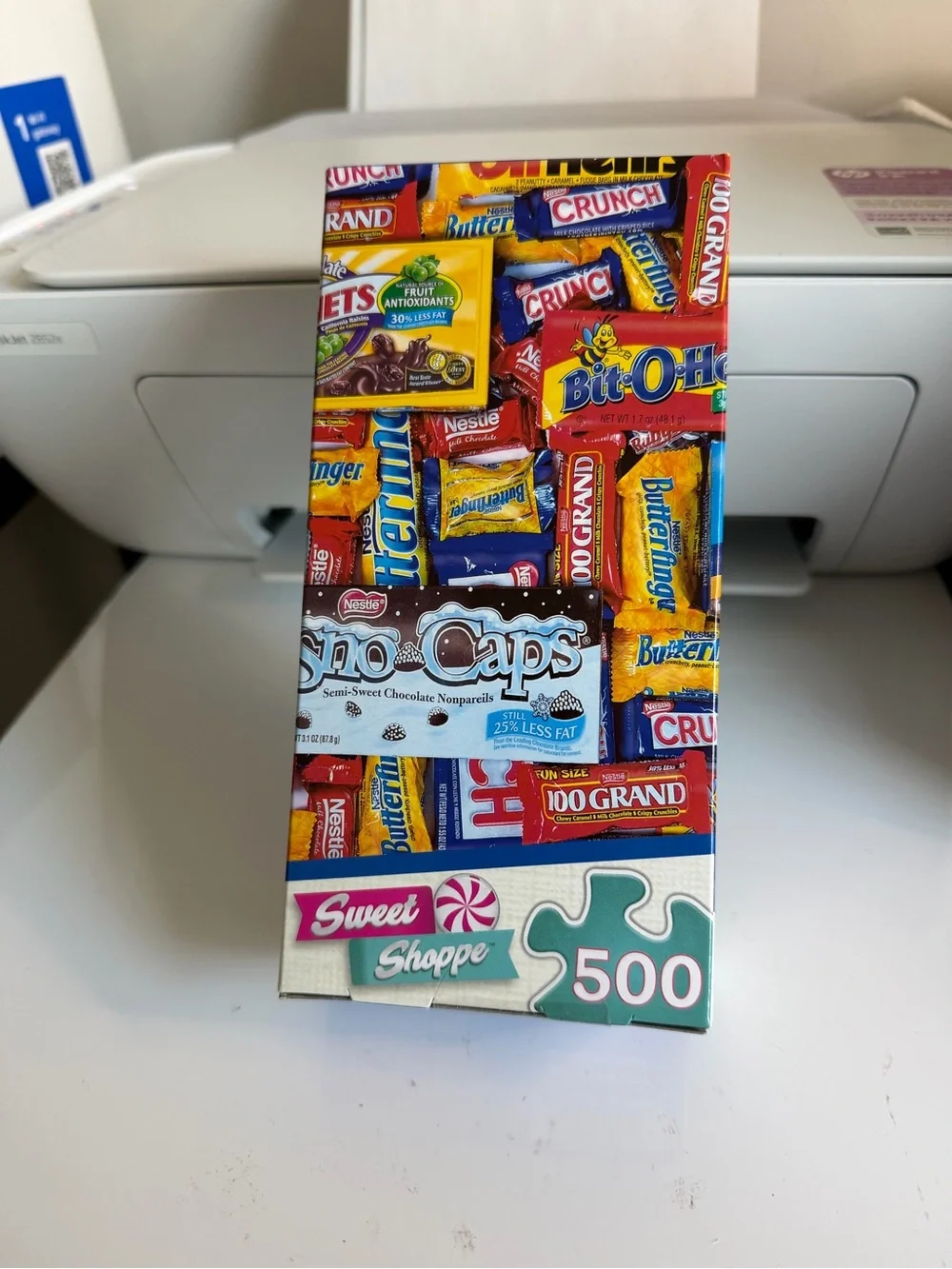 Sweet Shoppe 500-Piece Puzzle - Candy Bar Collage (Multicolor)